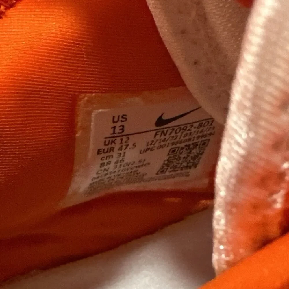 Nike Zoom LeBron NXXT Gen TB Promo Team Orange White Men’s Sz 13 FN7092-800